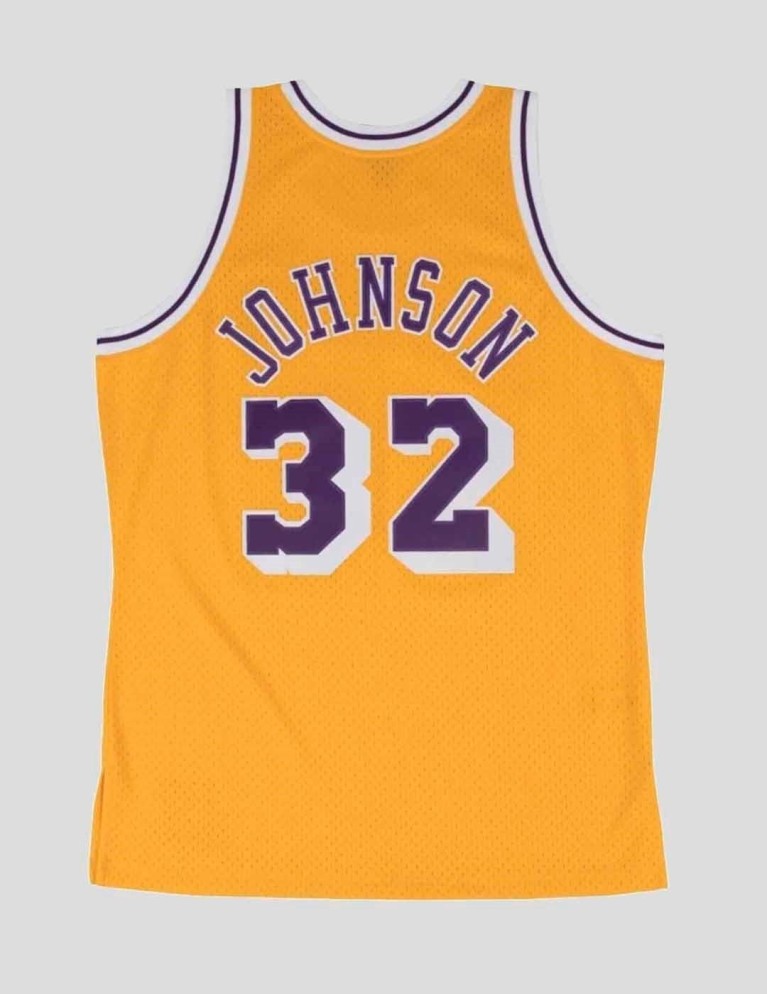 MITCHELL & NESSUNA lakers magic johnson swingman light gold